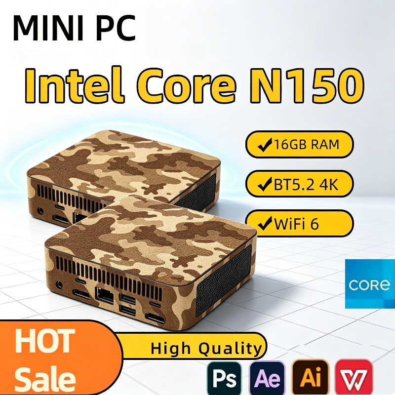 Pc Gaming Intel - Компактный мини-ПК Intel N150, 16 ГБ