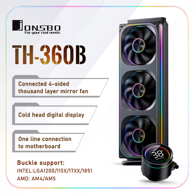 Jonsbo TH-360 AIO ЦП Жидкостно – обзор и цена Pc Gaming Liquid