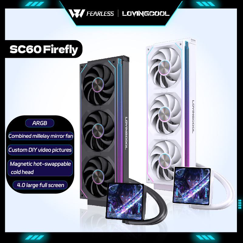 LOVINGCOO SC60 Firefly 360: Жи – обзор и цена Pc Gaming Liquid