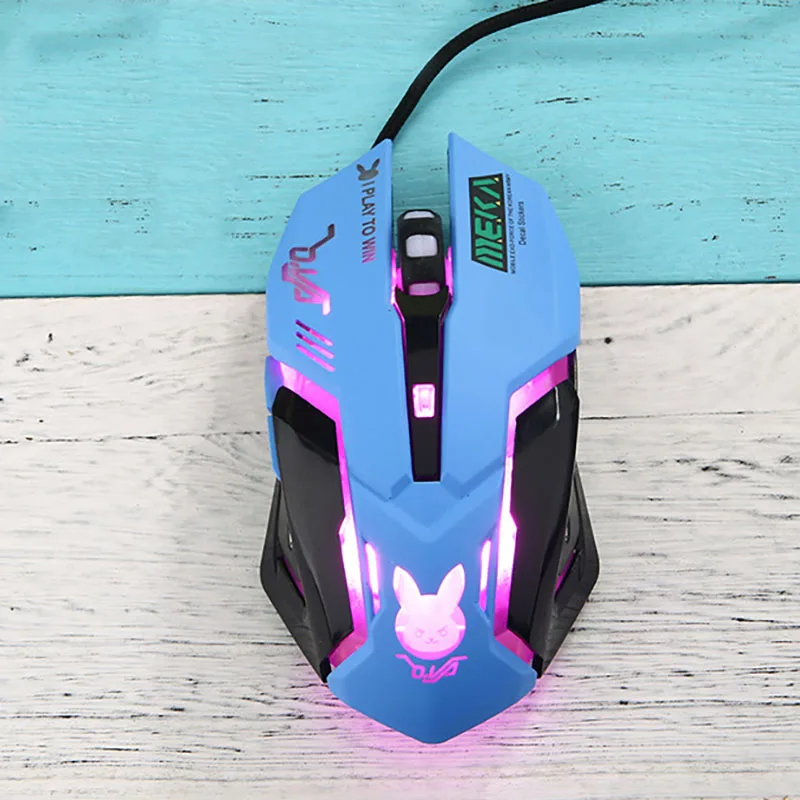 Игровая мышь OW с 6 кнопками,  – обзор и цена Pc Gaming Pink
